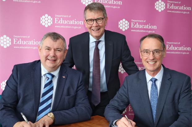 Construction contract signed for £375million Strule Shared Education Campus 